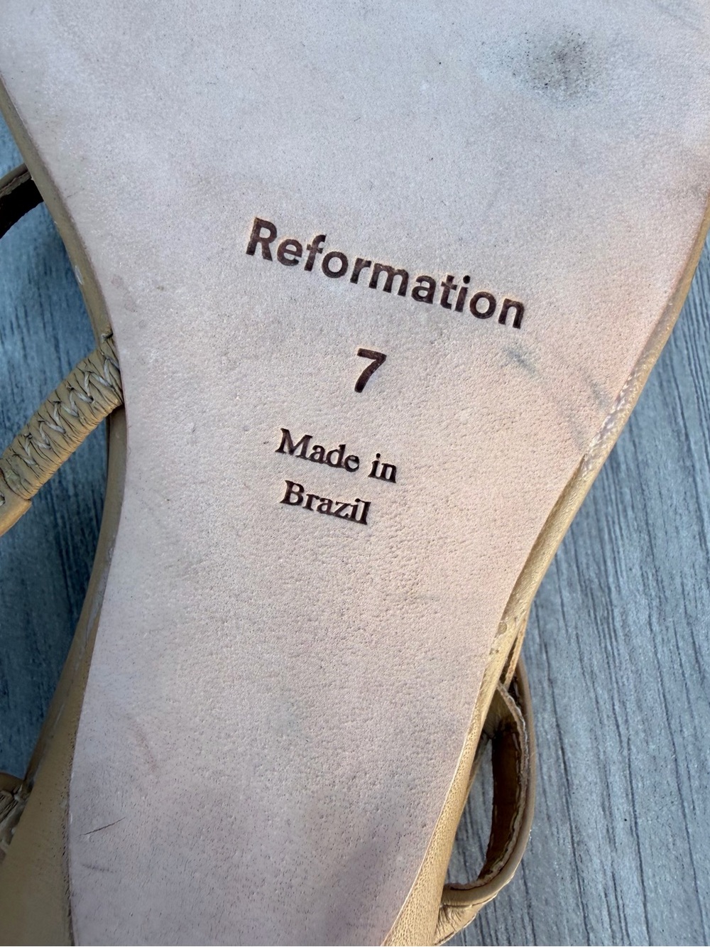 Reformation Serenity Bare Sandal - Picture 8 of 11